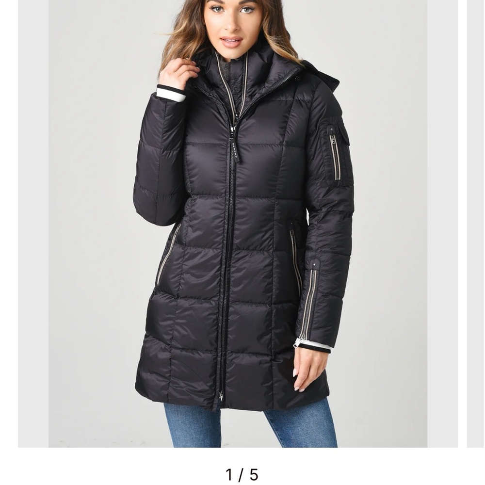 Bogner Women's Black Long Puffer Coat - Holly-D Down Coat